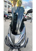 Resim Motocam Rks Newlight Pro Siperlik Ön Cam 2023 2024 Model 68cm Siyah Renkli 4mm Orta Boylu 