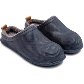 Resim Gezer 12464 Eva İçi Kürklü Islak Zemin Erkek Kışlık Ev Bahçe Sokak İş Terliği 