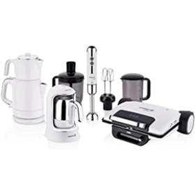 Resim Korkmaz Vanilya 14 Parça Elektro Set 