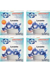 Resim Nem Alıcı Rutubet Giderici Yedek Tablet 4'Lü 2 X 250 Gram Lavanta 