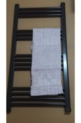 Resim Eurasia Havlupan Towel Radiator 500x900 12 Borulu Siyah Havlupan 