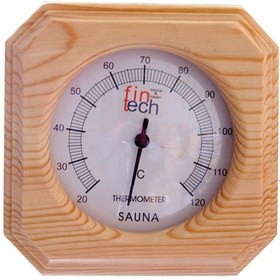 Resim Fıntech Sauna Termometresi Ahşap 