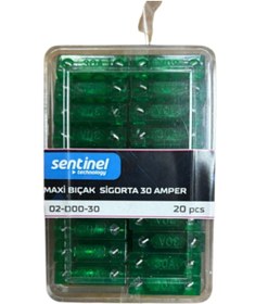 Resim Sentinel Maxi Bıçak Sigorta 30 Amper 20 Adet Fiyatı 
