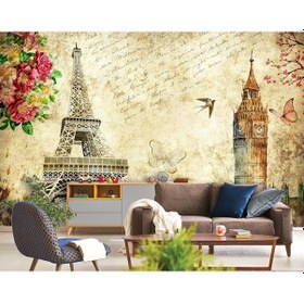 Resim Vintage Resimli Duvar Kağıdı (361190571) 