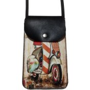 Resim Cemmys Kadın Çapraz Desenli Omuz Askılı Telefon Çantası Kılıfı 