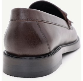Resim Yargıcı Kauçuk Tabanlı Deri Loafer 