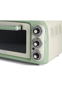 Resim Braventa Collection Fırın Yeşil 0979/04 - Pizza Fırını, 1380 Watt, 18 Litre Kapasite, 3 Pişirme Fonksiyonu, Paslanmaz Çe 