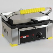 Resim Enazon 12 Dilim Elektrikli Döküm Tost Makinesi 1550 W. - Döküm 35X24 - 11,75 kg - Inoks - Sarı 