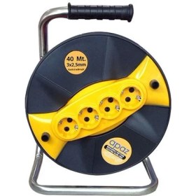 Resim Apaz Makaralı Seyyar Kablo 3x2.5 - 40M 