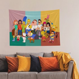 Resim Big Family Duvar Örtüsü - 60 cm x 90 cm 