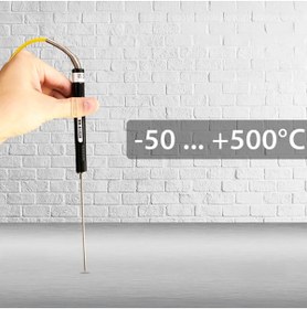 Resim Sevgift NR 81539 K Tipi Sivri Uçlu Sıcaklık Ölçer Prob -50°C +500°C 