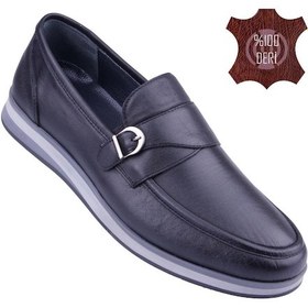 Resim Detector Hakiki Deri Ortopedik Ultra Rahat Şık Erkek Ayakkabı 5110 Siyah 