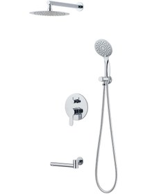 Resim Gms Ankastre Yuvarlak 3 Yönlü Banyo Duş Bataryası Ank007 