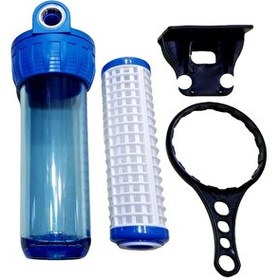 Resim Sulook Daire Bina Şebeke Girişi Yıkanabilir Filtreli Su Arıtma Kabı 