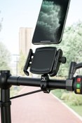 Resim Kensa Motosiklet Bisiklet Telefon Tutucu Gidon Ve Ayna Bağlantılı Motor Tutacağı Scooter 