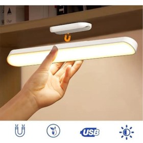 Resim Nirnisa Gözü Yormayan Şarjlı Led Işık Kitap Okuma Masa Lambası Dolap İçi Mıknatıslı Led Aplik Lamba 