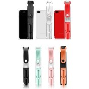 Resim Sunlink Geri Çekilebilir El Tripod Selfie Stick Bluetooth Uzatılabilir Monopod Selfie Stick Tripod Iphone Samsung Huawei Xiaomi Için (Yurt Dışından) 