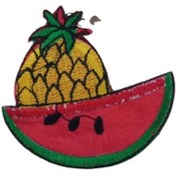 Resim Aplike Ütü İle Yapışan Karpuz-Ananas Desen 