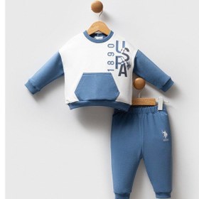 Resim U.s. Polo Assn Erkek Bebek Mavi Takım Usb2554-c-v2 Mavi 