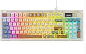 Resim Everest KB-79 Silent Pro Gri-Gri Mavi-Kahve Sessiz RGB Q Membrane Oyuncu Klavyesi 