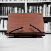 Resim İsfahanTA Kitap Okuma Standı Masaüstü Ahşap Kuran Rahlesi Tablet Tutucu 