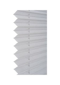 Resim Plise Dekor Gri Plise Perde - Cam Balkon Perdesi Vidalı Sistem 