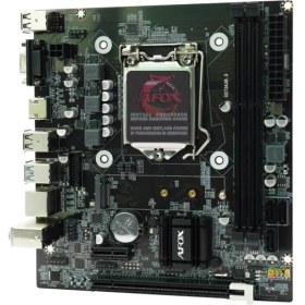 Resim Binbir Göz Bilgisayar Afox IH81D3-MA2-V2 H81 2xddr3 Vga+Hdmı 1x M.2 Nvme Gen3 1150 Pın Anakart 