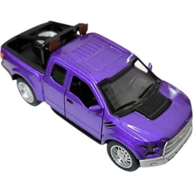 Resim Asya Oyuncak Çek Bırak Metal Araba Pilli FY6108-12D-MOR 