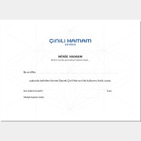 Resim "Little Bubbles" Hammam Gift Card - Turkish 