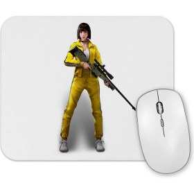 Resim Baskı Dükkanı Female Battlegrounds Playerunknown's Battlegrounds Garena Pubg Mouse Pad 