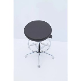 Resim Bintaş Mobilya Siyah Deri Yüksek Bar Taburesi 