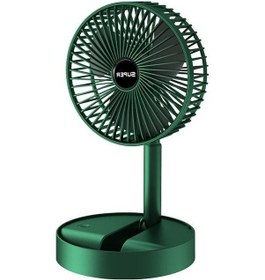 Resim Jms Mini Fan Taşınabilir Usb Fan Zemin Masası Katlanır Fanlar Ofis Ev İçin Şarj Edilebilir 
