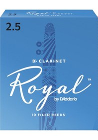 Resim D'addario Rcb1025 Royal Bb Klarnet Kamışı No: 2.5 Orta Seviye/eğitim - 10'lu Paket Standart Sertlik, Turuncu Kutu Kalitesi Ve Dengeli Tını 