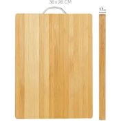 Resim Metal Saplı Bambu Kesim Panosu 