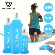 Resim WRELS TPU Yumuşak Su Şişesi - 1 Adet, Katlanabilir, Hafif Spor, Koşu, Kamp, Fitness için - 150ml, 250ml, 500ml Boyutlarında Mevcut 
