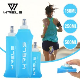 Resim WRELS TPU Yumuşak Su Şişesi - 1 Adet, Katlanabilir, Hafif Spor, Koşu, Kamp, Fitness için - 150ml, 250ml, 500ml Boyutlarında Mevcut 