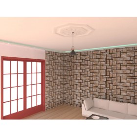 Resim Motifpiyer Motifpiyer Lamba Tavan Göbeği DC-74-S-85 x 85-Sekizgen 