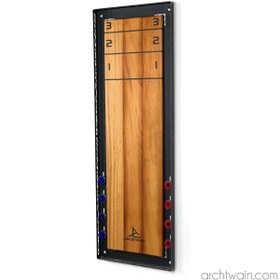 Resim Shuffle Tahtası - Siyah / Doğal ahşap / 125 × 40 cm 