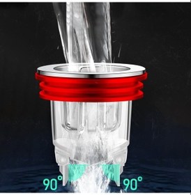 Resim Besthome1 Ohrew Sifonu - U: 4,5 Cm, G: 3,8 Cm, Y: 3 Cm, Gümüş Filtreli 