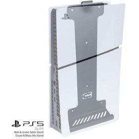 Resim Playstation 5 Slim Duvar Standı Yerden Tasarruf Rahat Hava Akışı Gaming Aksesuar Konsol Tutacağı 