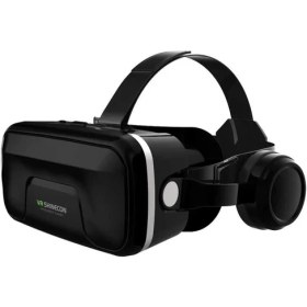 Resim VR SHINECON Sanal Gerçeklik Gözlüğü Kulaklıklı 3D Vr Filmler Video Oyunları Tüm Telefonlara Uyumlu 
