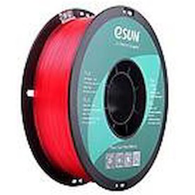 Resim Esun - PLA Filament 1.75 mm Yarı Şeffaf Kırmızı 