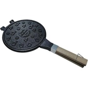 Resim 20 cm Döküm Waffle Tavası, Lezzetli Waffle Yapımı Için Ideal Seçim 