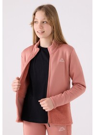 Resim Kappa Kız Çocuk Pembe Hırka Pembe 