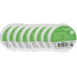 Resim Schneider Electric 2420104 İzole Bant Beyaz 19X20Metre 8'li Paket 