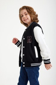 Resim CERENCE AKÇA OKULCUNUZ Çocuk Unisex Bomber Kolej Ceket 