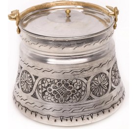 Resim Dmt Copper Home Bakır El İşlemeli Yoğurt Mayalama Kabı 2 lt 