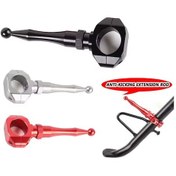 Resim Dinosaurs Honda Nc700x/s Nc750x/s İçin Titanyum Rengi, Modifiye Edilmiş Yan Destek Tekme Bloğu, Yan Destek Tekme Pedi, Uzatılmış Tekme Gosterildigi Gibi 