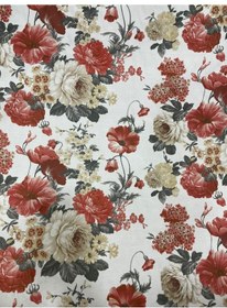 Resim Enesar Home Çiçek Desen Döşemelik Kumaş Çiçekli 100 x 140 cm 