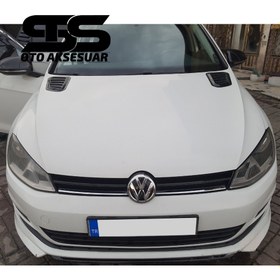 Resim STS Oto Aksesuar Volkswagen Polo Uyumlu Piano Black Kaput Üstü Havalandırma Izgarası 